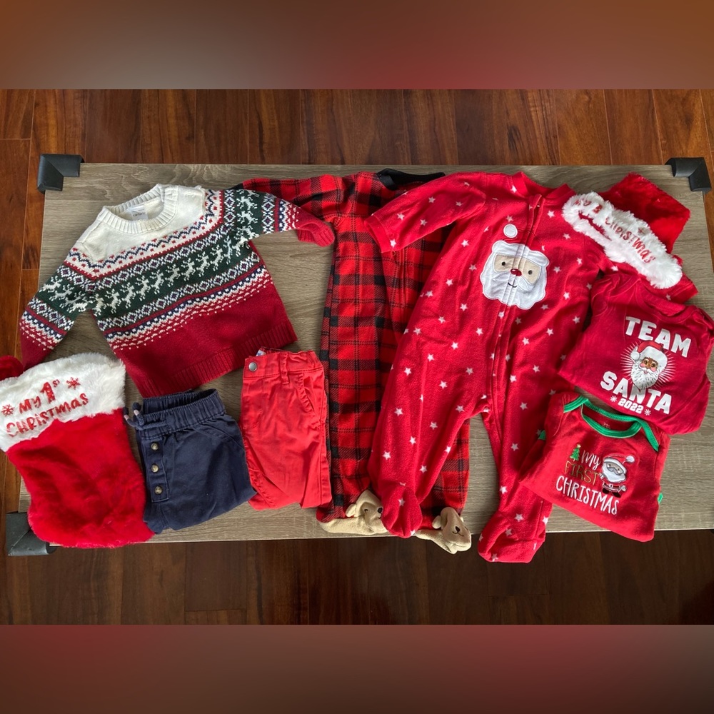 Holiday Baby Clothes Bundle 0-6 months for Halloween, Thanksgiving &Christmas